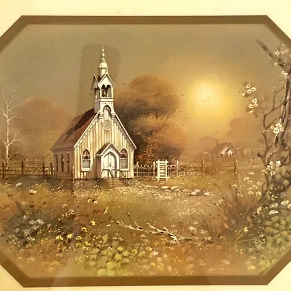 SOLD !!!! VINTAGE HOME INTERIORS WALL ART - Picture 4 of 6